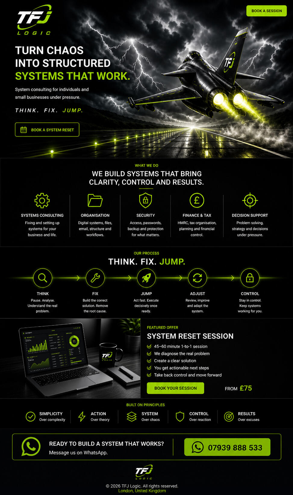 TFJ Logic – System Consulting and Problem Solving